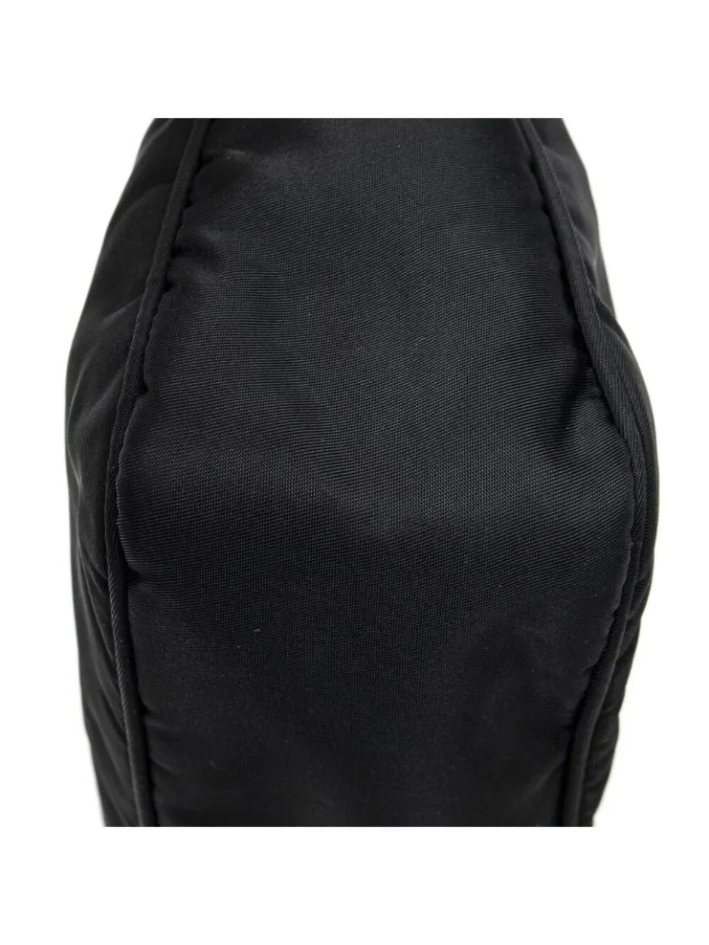 Prada Mini Zip Hobo Black Nylon Canvas - Picture 7 of 10